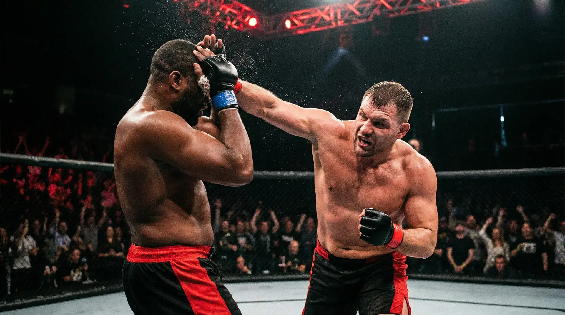 每日大赛 重口赛事铁笼格斗激烈交锋